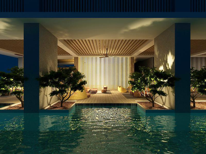 더 루마 호텔 앤 레지던스 쿠알라룸푸르 외부 사진 The pool at the hotel